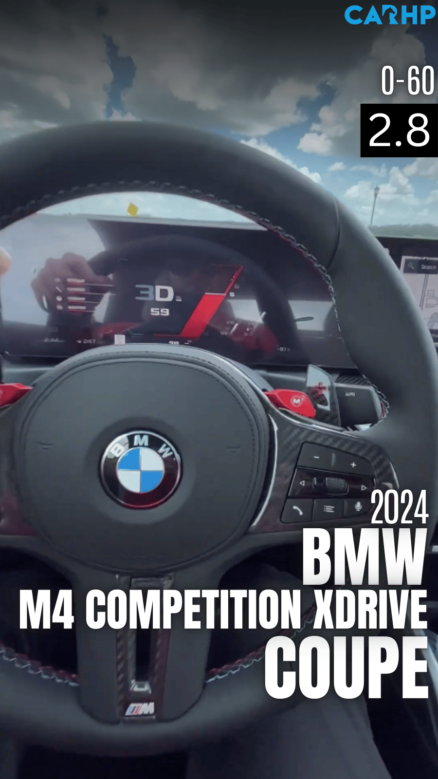 2024 BMW M4 Competition xDrive Coupe 0-60 mph timeÂ 