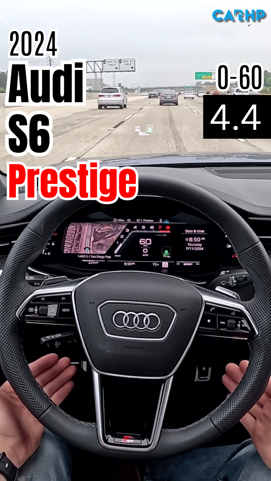 2024 Audi S6 Prestige 0-60 mph timeÂÂ