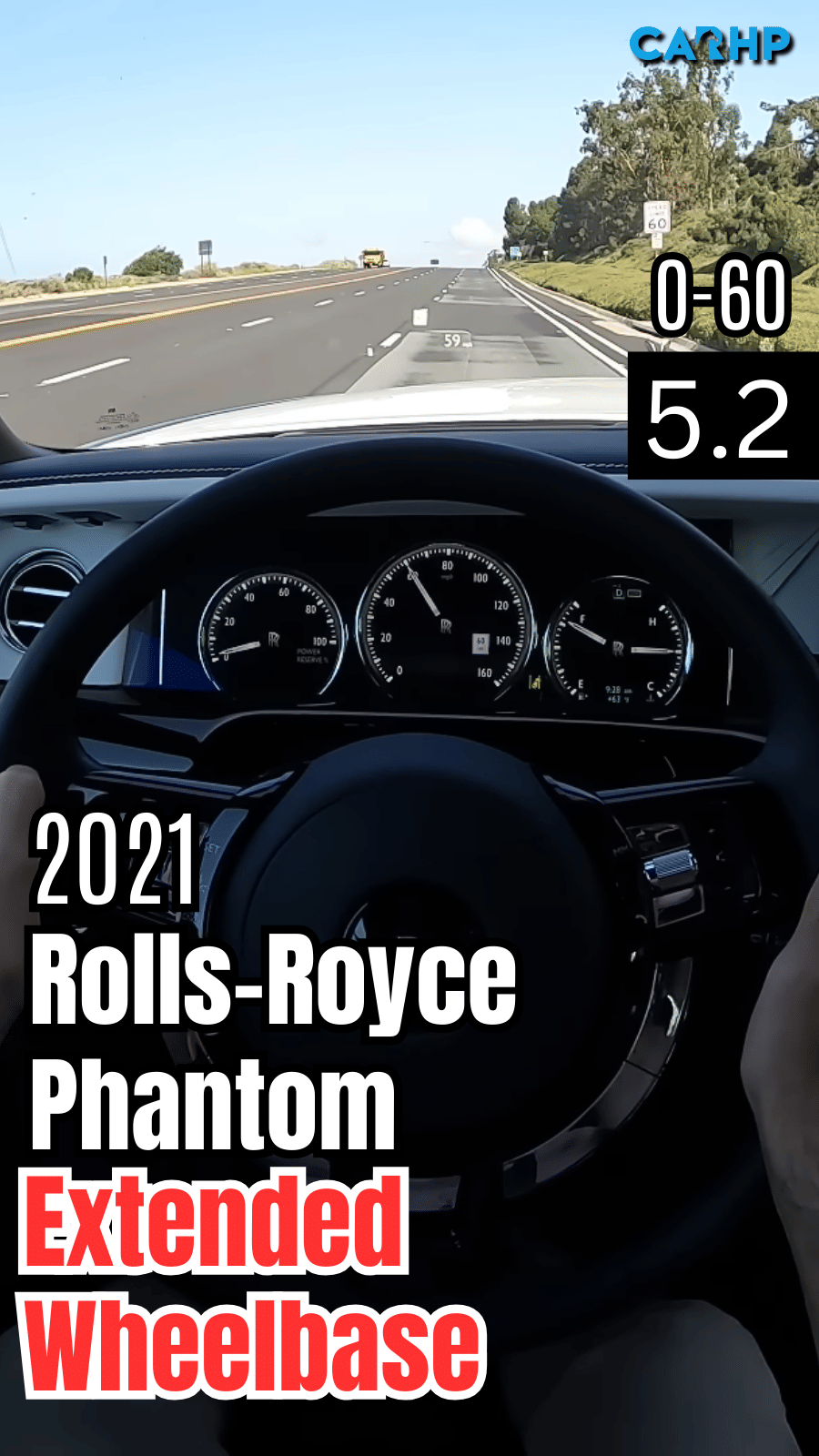 2021 Rolls-Royce Phantom Extended Wheelbase 0-60 mph time