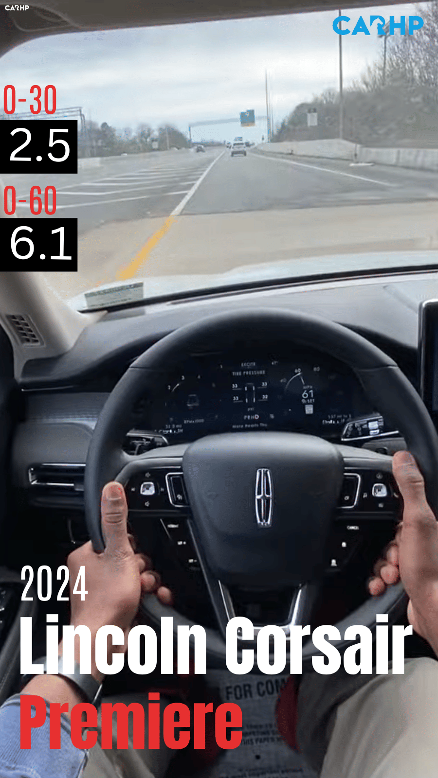 2024 Lincoln Corsair Premiere 0-60 mph time