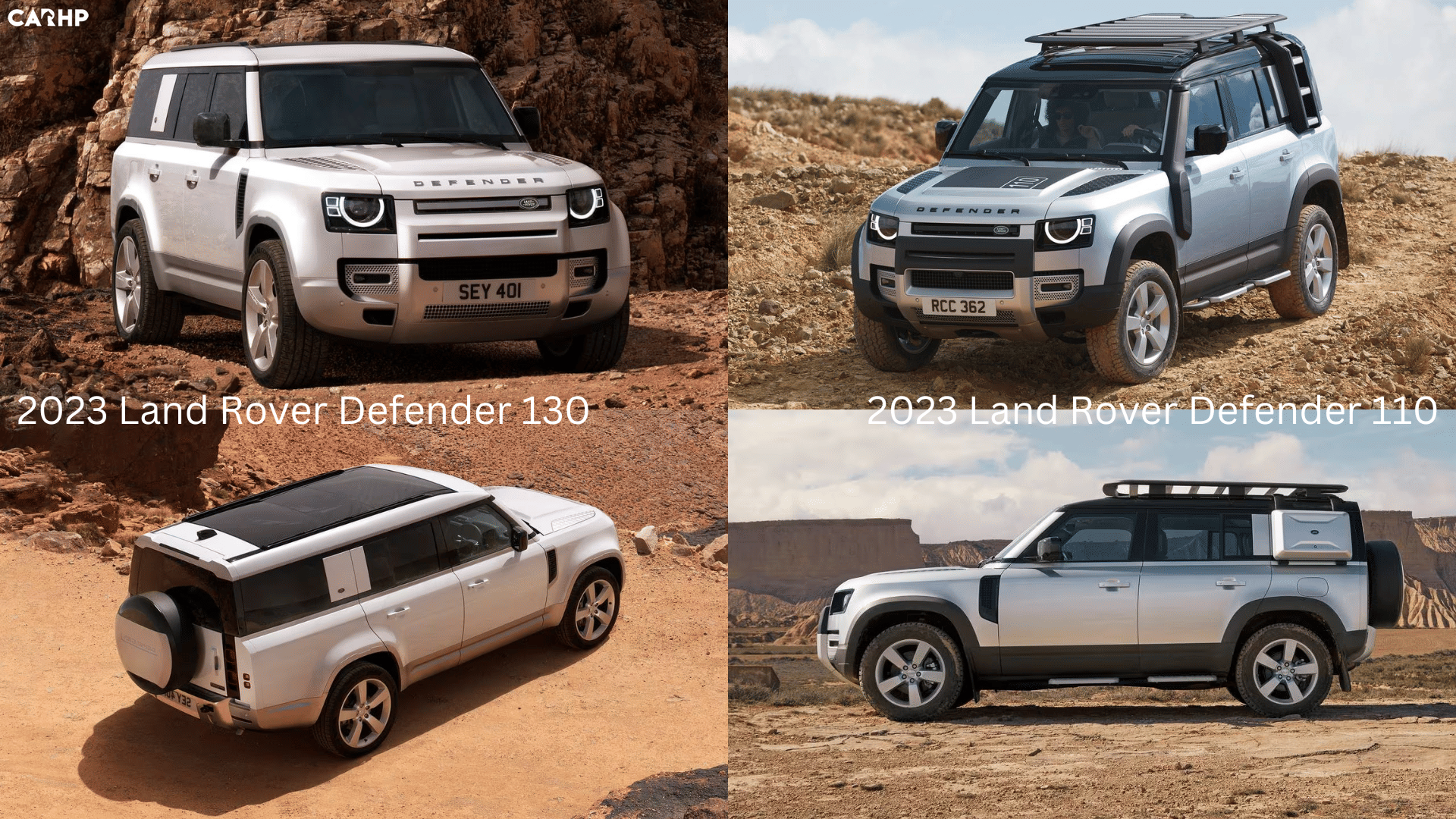 2023 Land Rover Defender 130 and 110 SUV