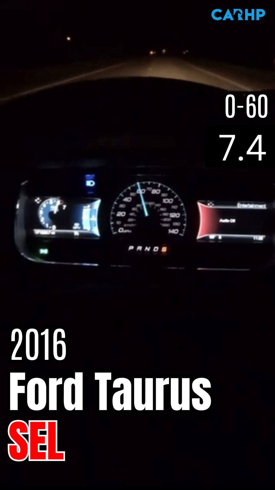 2016 Ford Taurus SEL 0-60 mph time