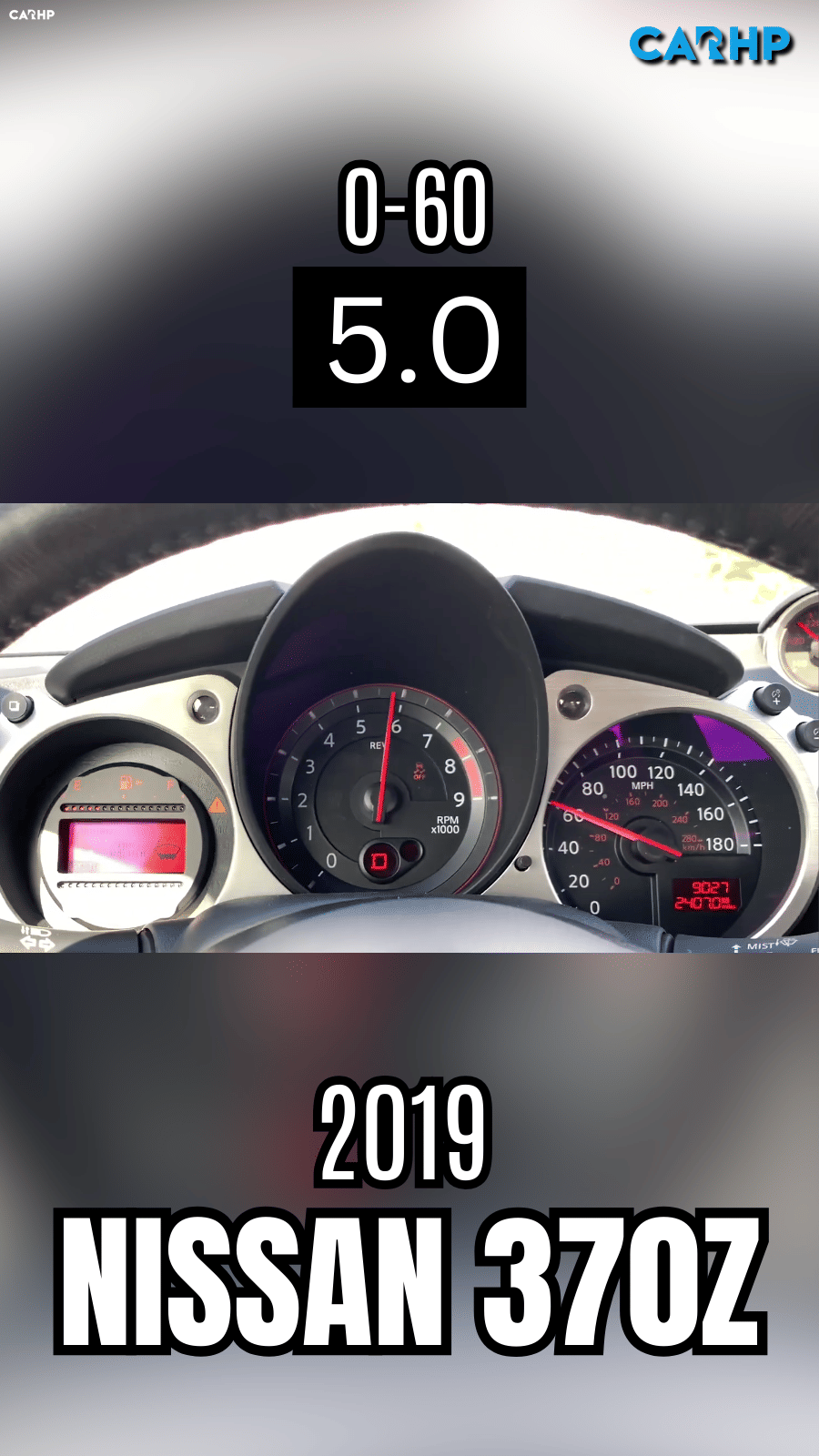 2019 Nissan 370Z 0-60 mph time