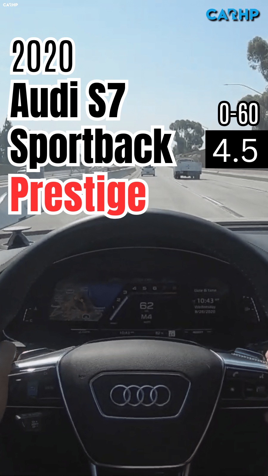 2020 Audi S7 Sportback Prestige 0-60 mph time