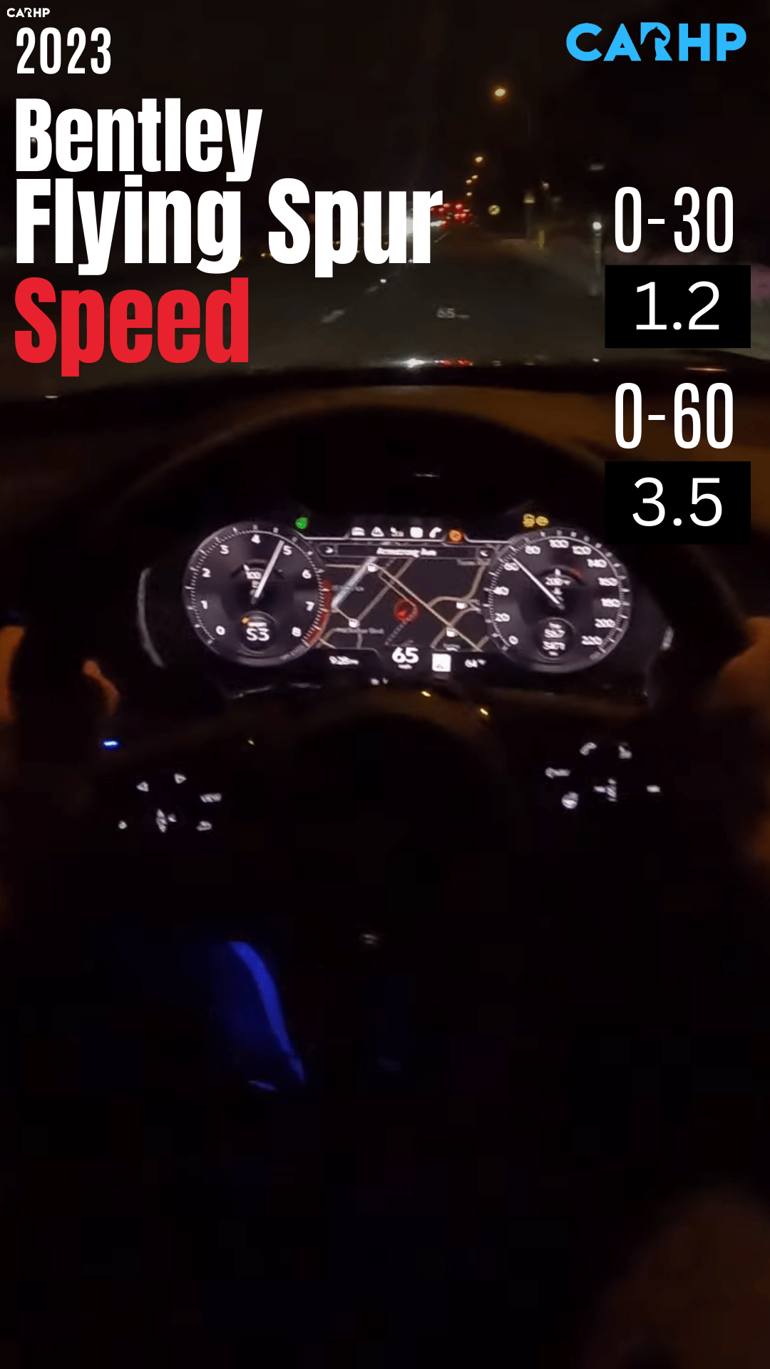 2023 Bentley Flying Spur Speed 0-60 mph time