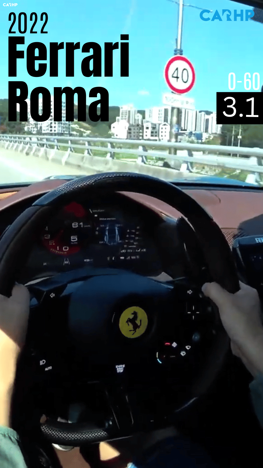 2022 Ferrari Roma Coupe 0-60 mph time