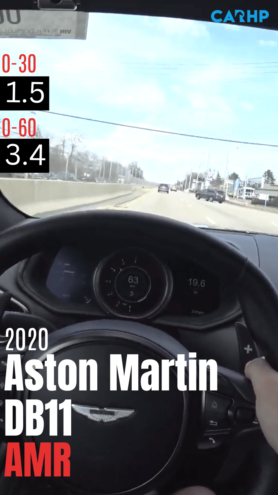 2020 Aston Martin DB11 AMR 0-60 mph time