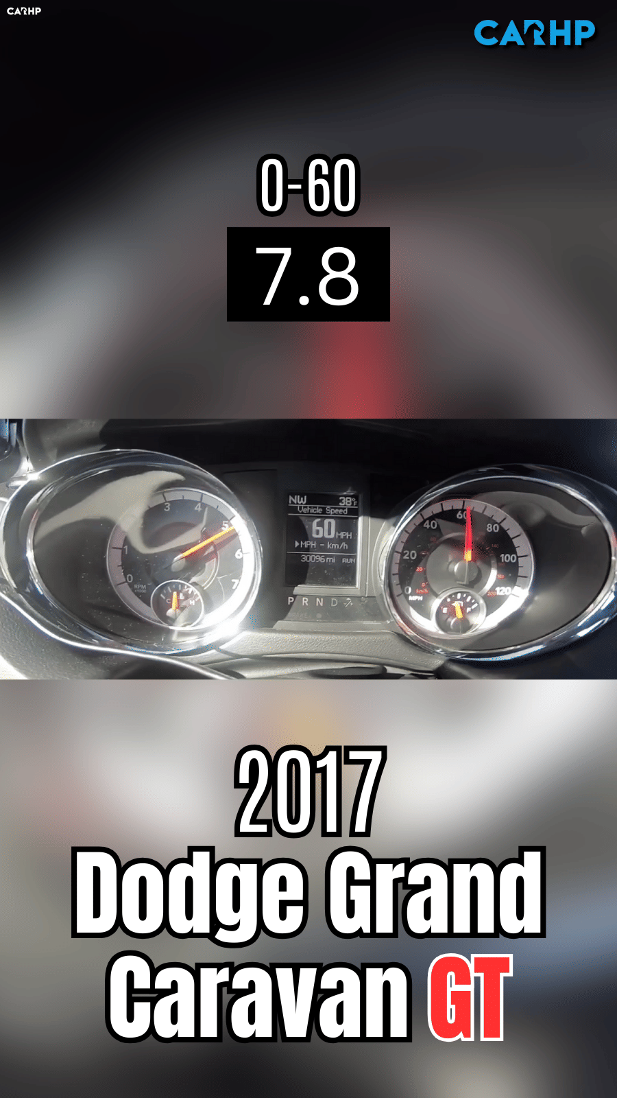 2017 Dodge Grand Caravan GT 0-60 mph time