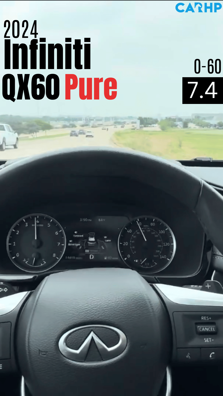 2024 Infiniti QX60 Pure 0-60 mph time