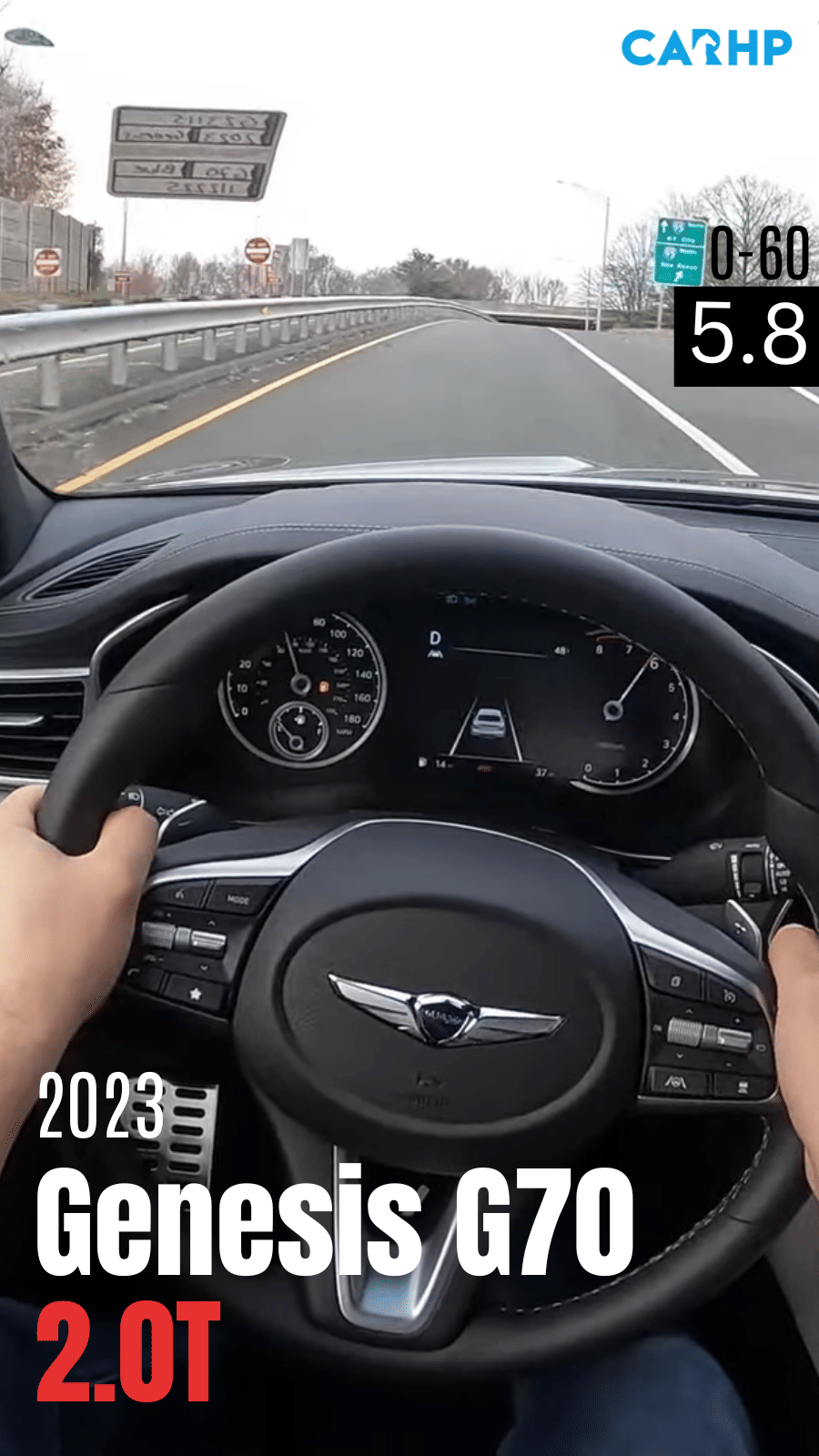 2023 Genesis G70 2.0T 0-60 mph time
