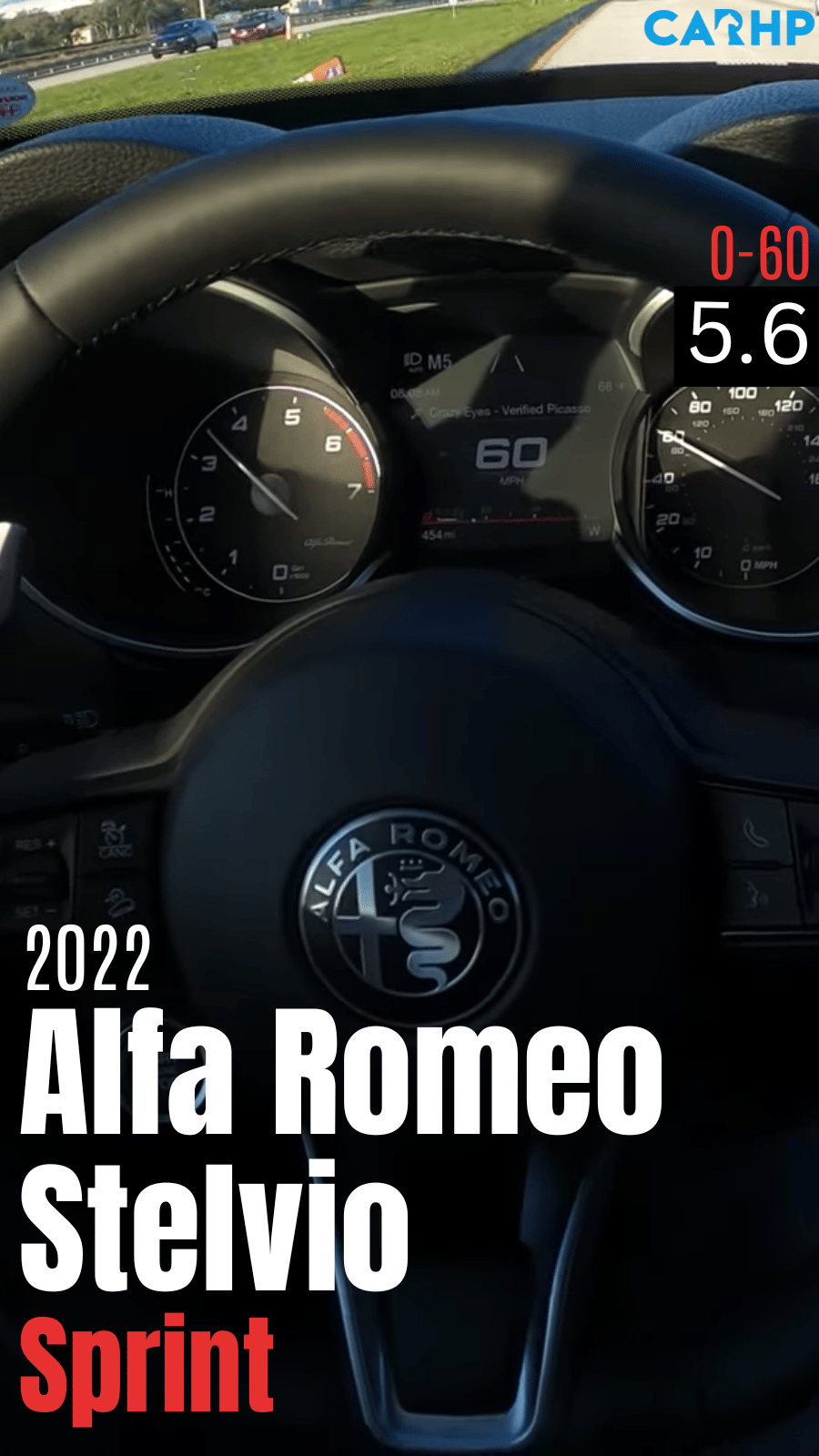 2022 Alfa Romeo Stelvio Sprint 0-60 mph timeÂ 