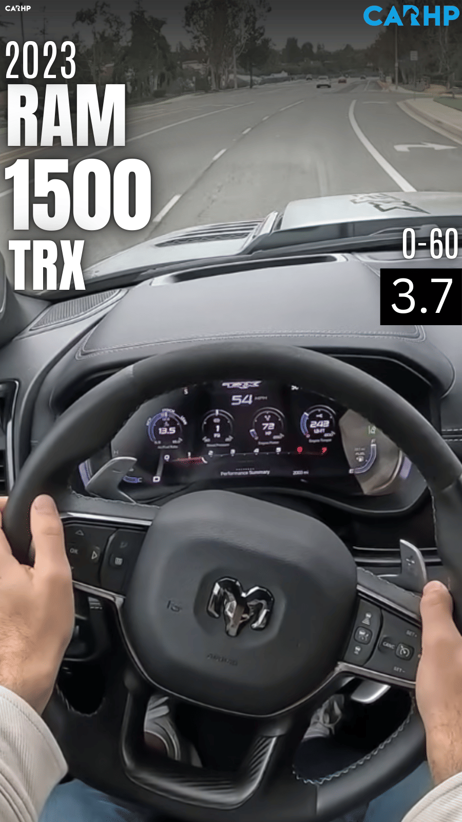 2023 ram 1500 trx 0-60 mph time