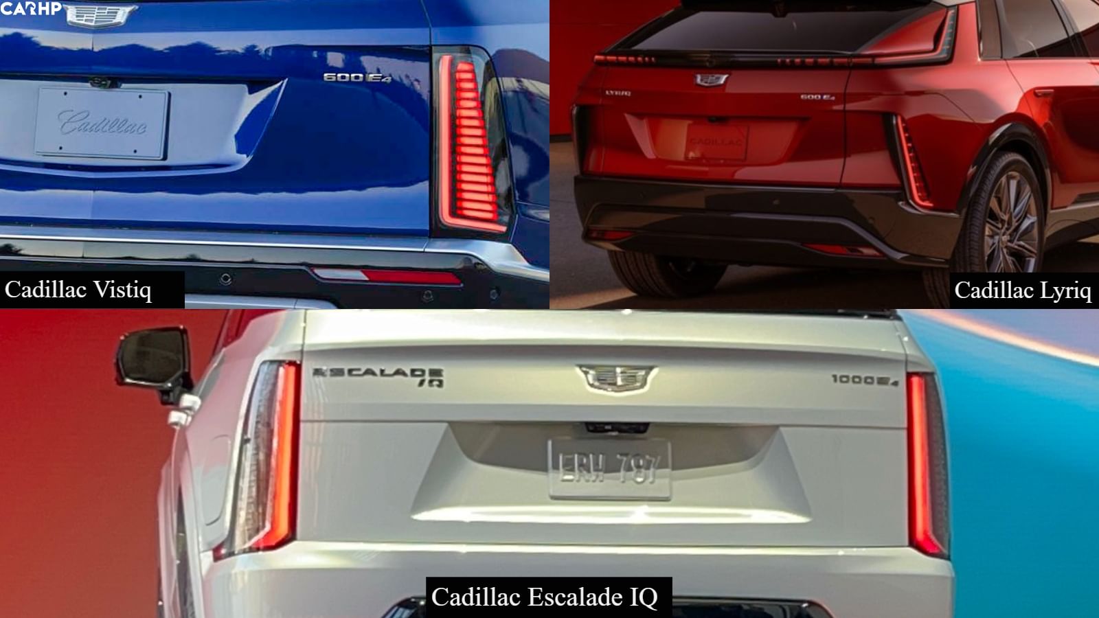 Cadillac Visitq, Cadillac Lyriq and Cadillac Escalade IQ