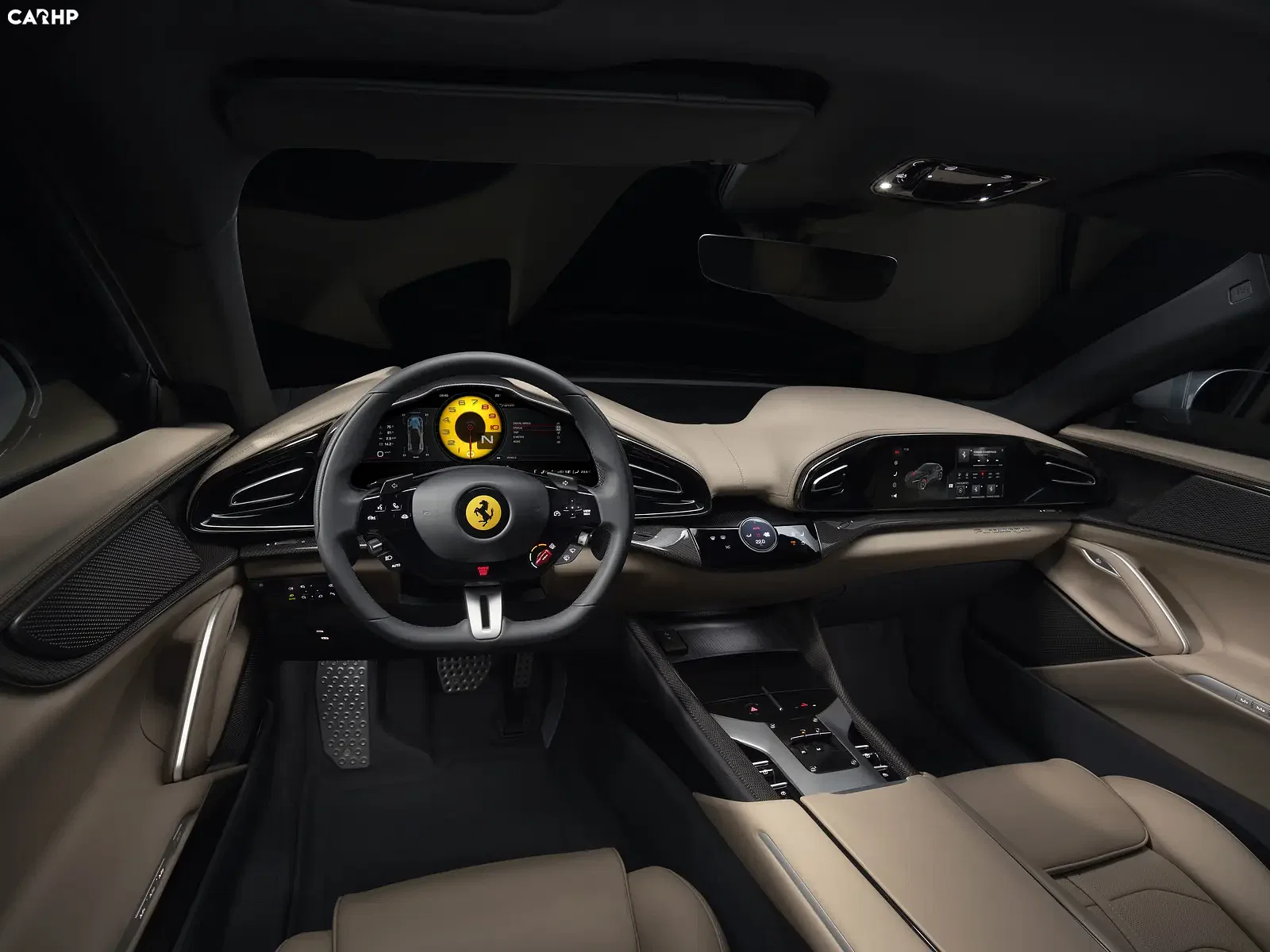 Ferrari Purosangue Interior Dashboard View