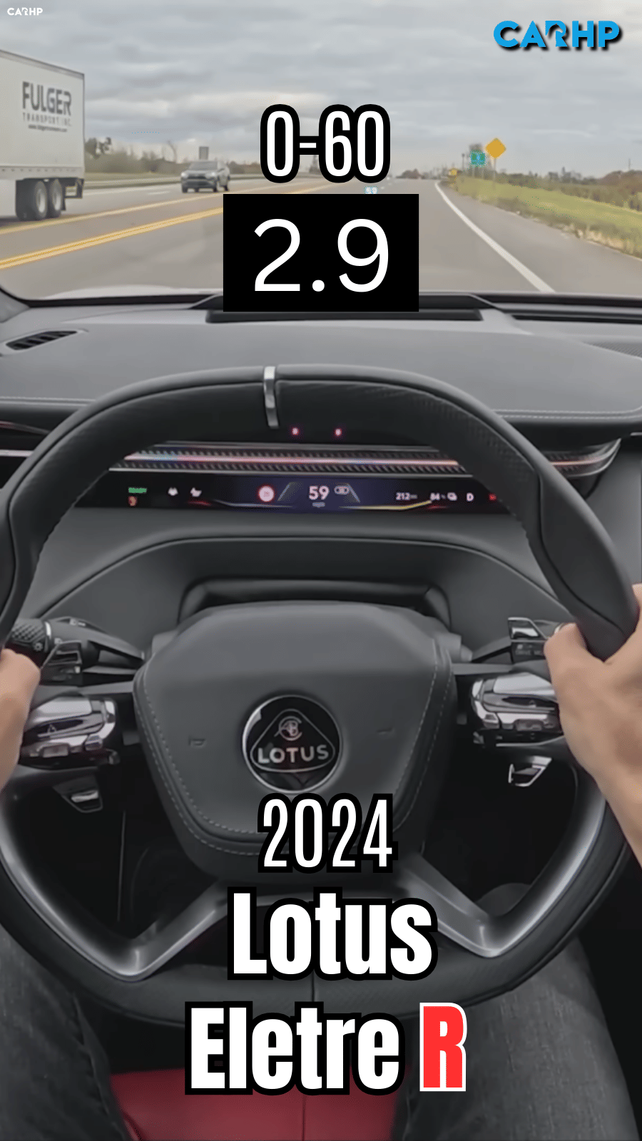 2024 Lotus Eletre R 0-60 mph time