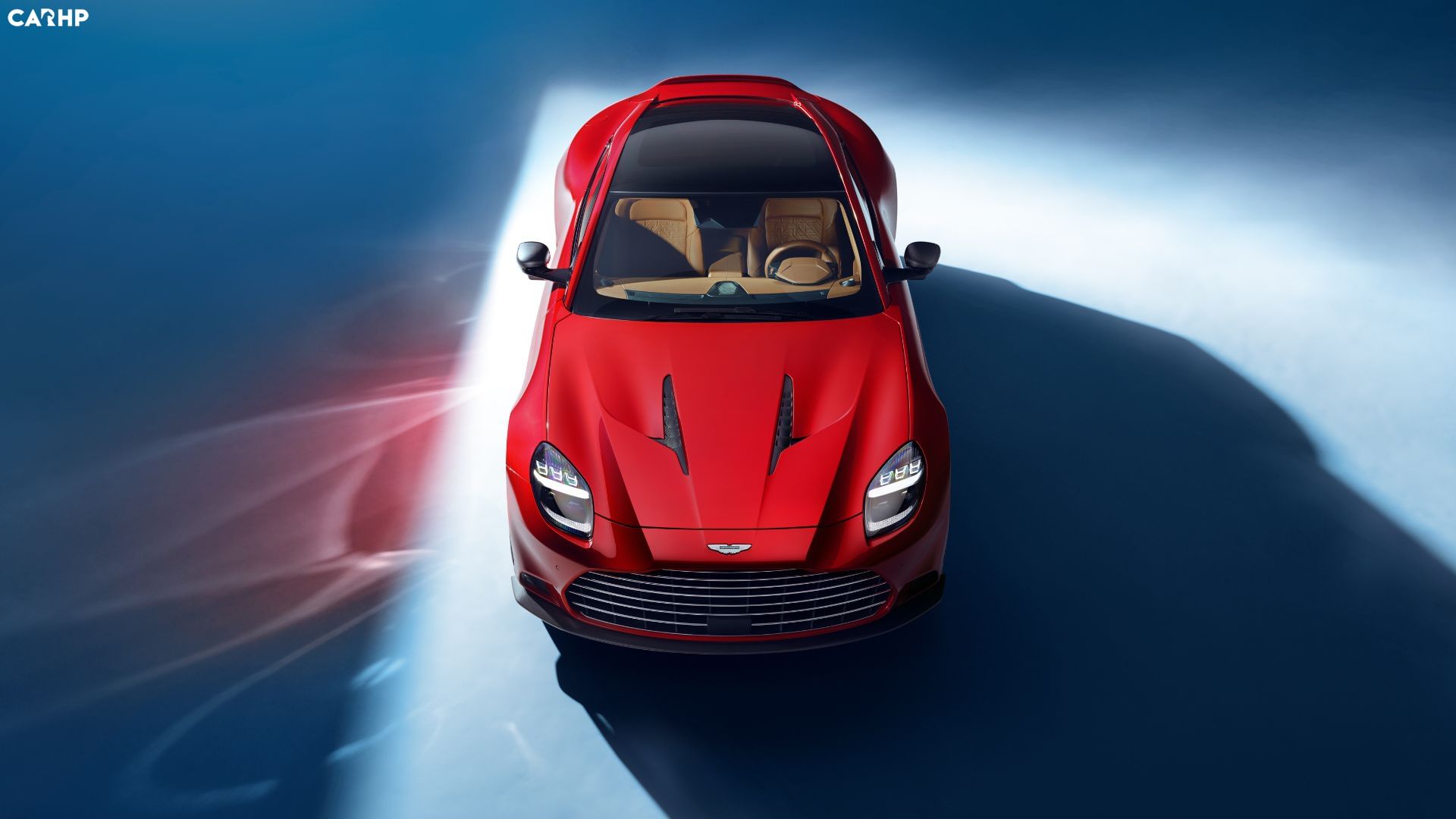 2025 aston martin vanquish front top view