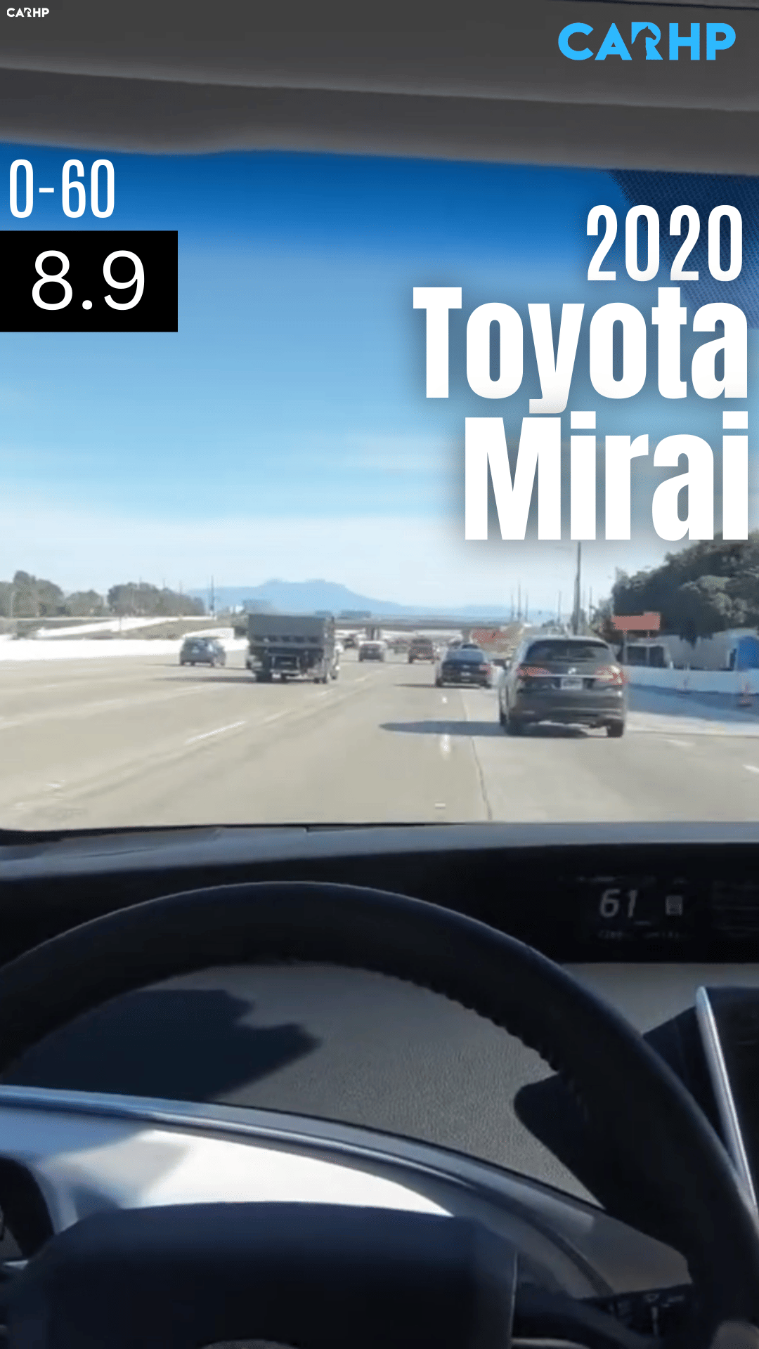  2020 Toyota Mirai 0-60 mph timeÂÂ