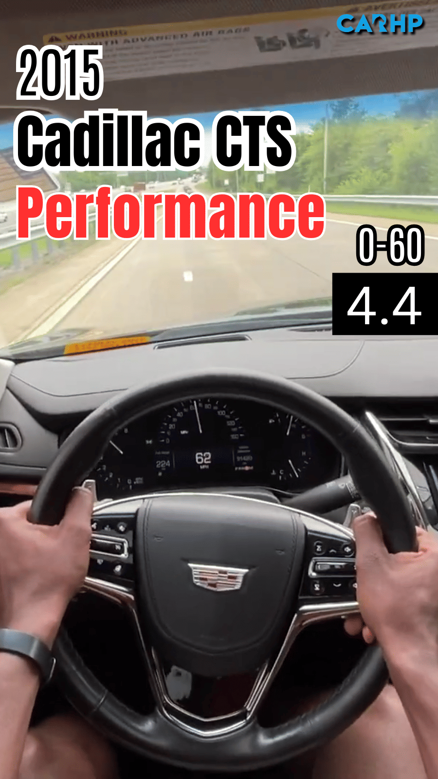 2015 Cadillac CTS Performance 0-60 mph time