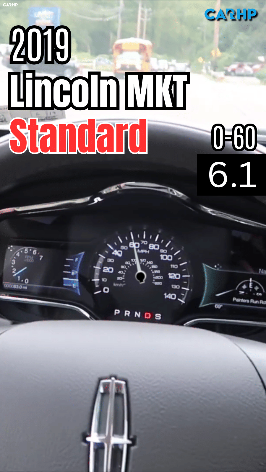 2019 Lincoln MKT Standard 0-60 mph time