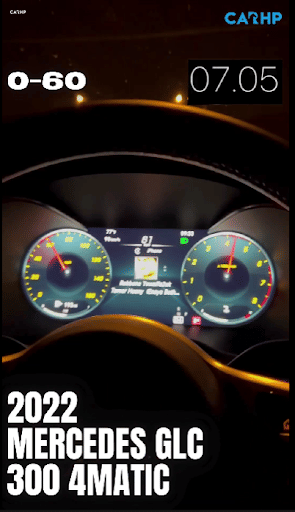 2022 Mercedes-Benz GLC 300 4MATIC 0-60 mph time