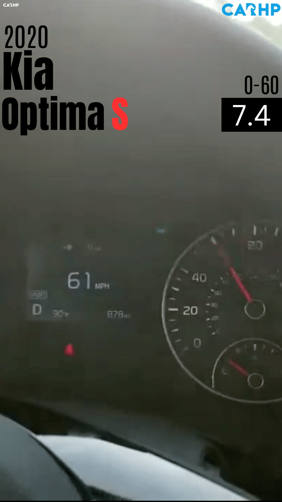 2020 Kia Optima S 0-60 mph timeÂÂ