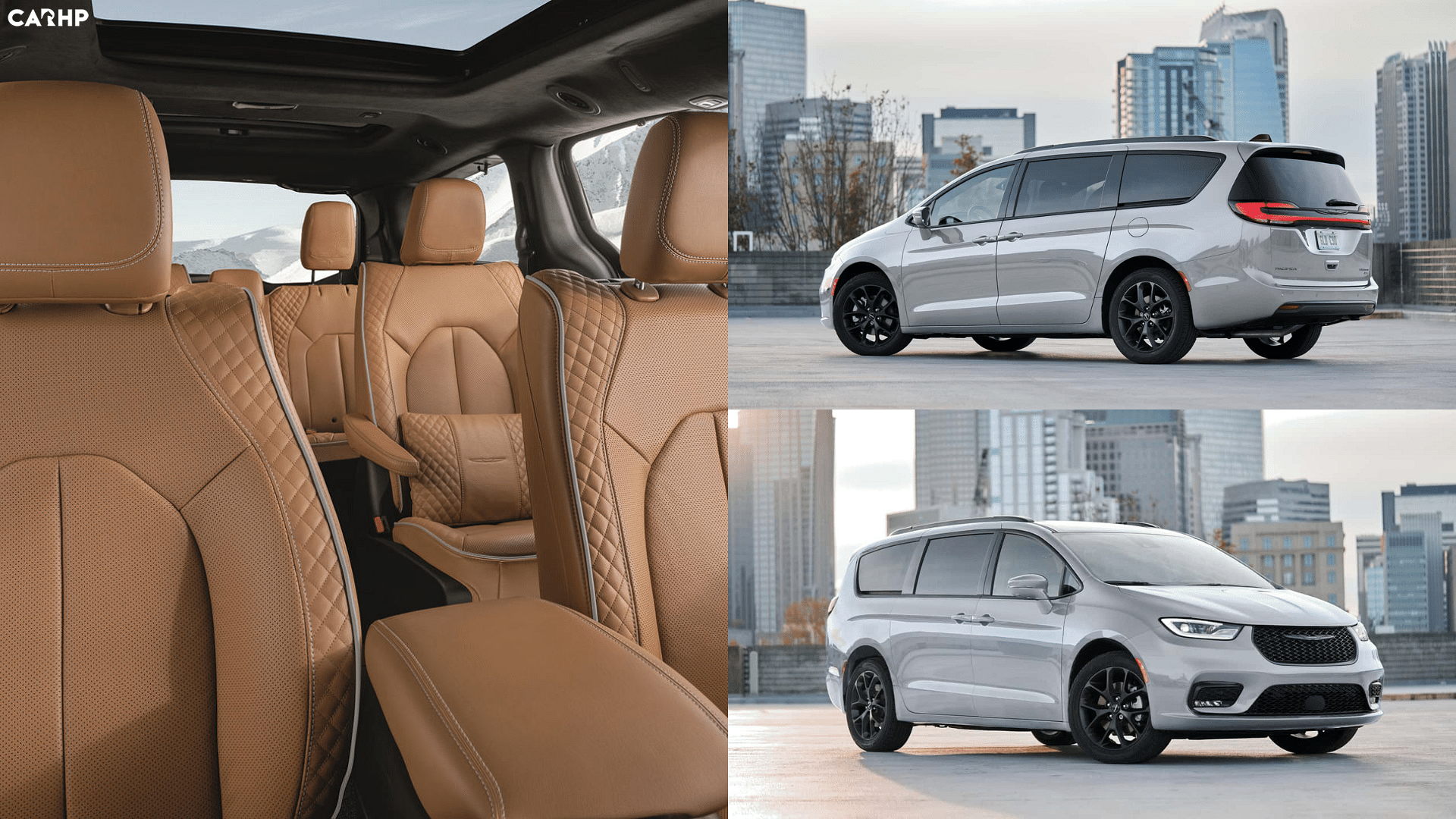 2024 Chrysler Pacifica interior seats and exterior styling