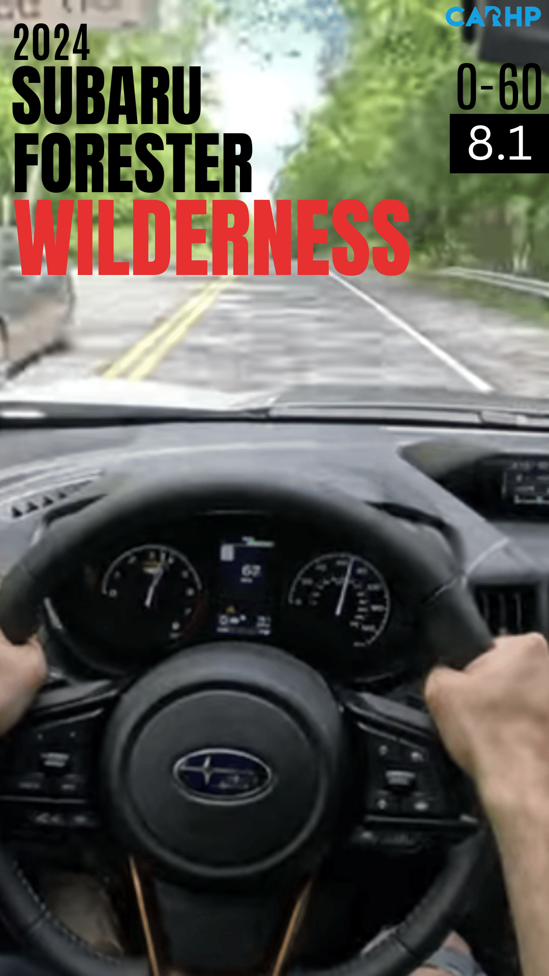 2024 Subaru Forester Wilderness 0-60 mph time