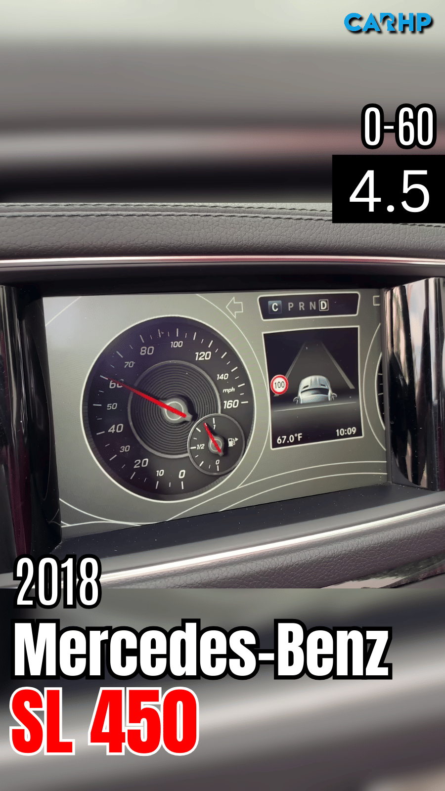 2018 Mercedes-Benz SL450 0-60 mph time