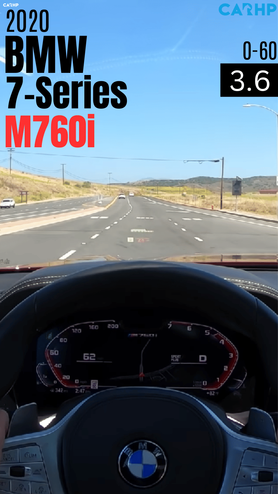 2020 BMW 7 Series M760i xDrive 0-60 mph timeÂÂ