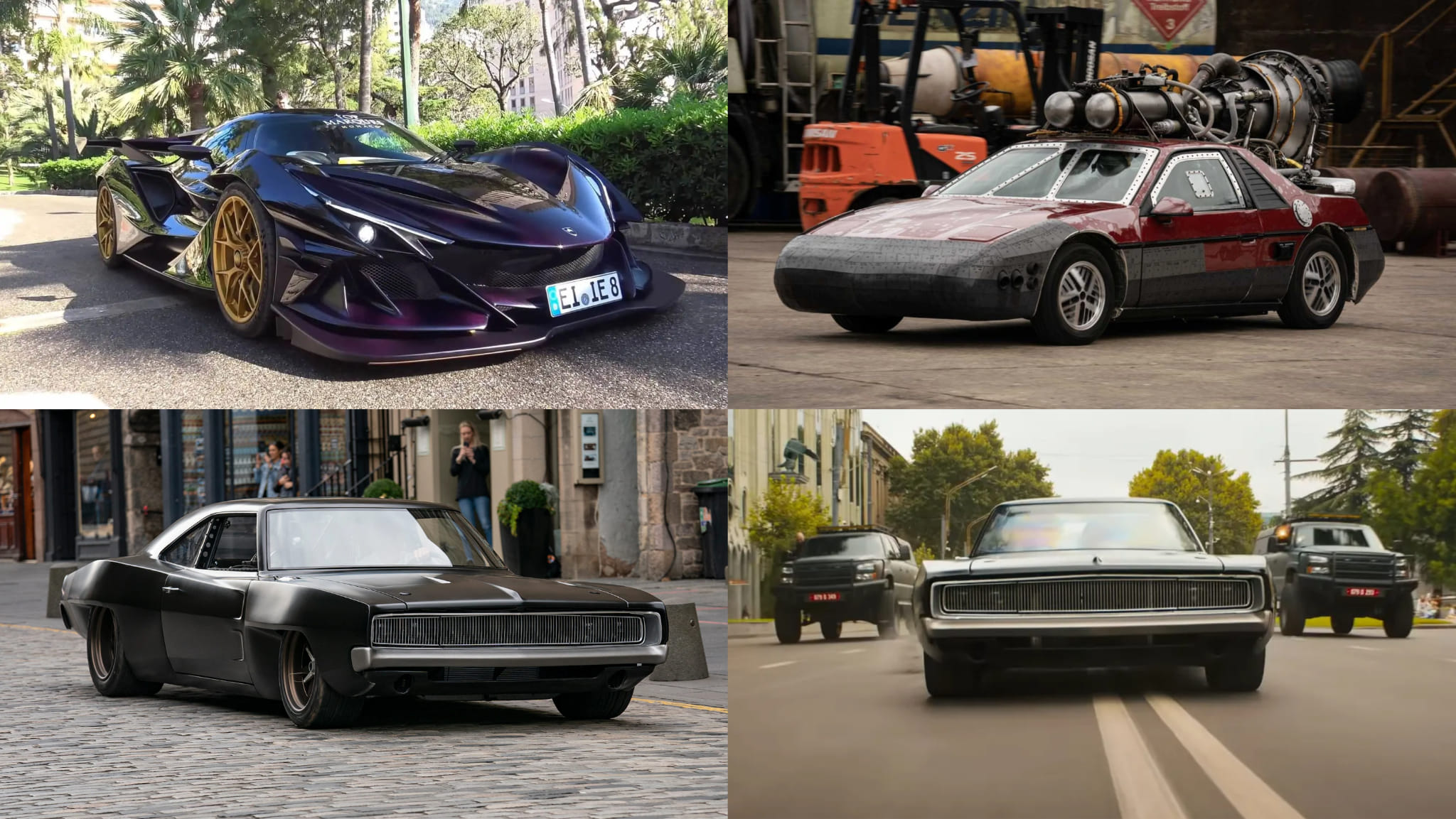 Here are the cars from Fast and Furious 9