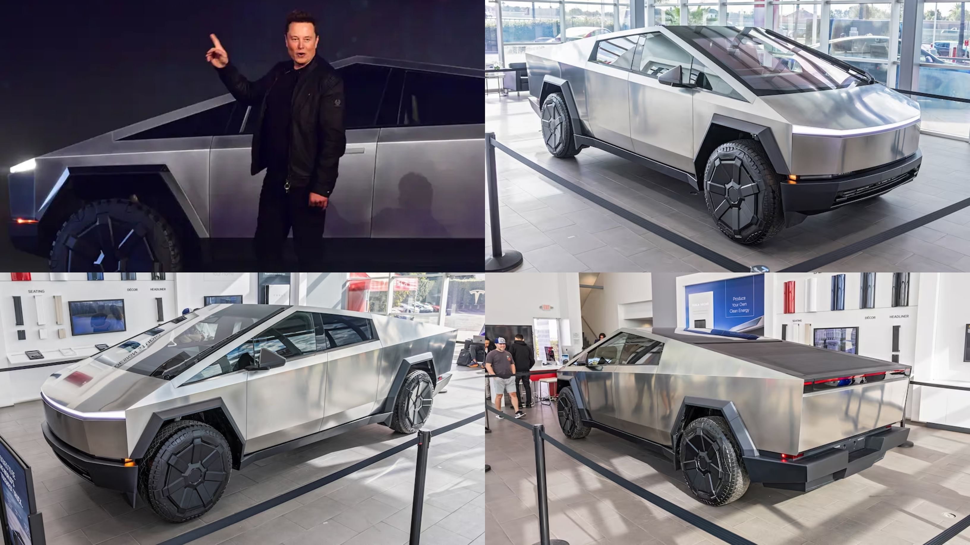 Elon Musk Unveils The 2024 Tesla Cybertruck That Has A Bulletproof Body